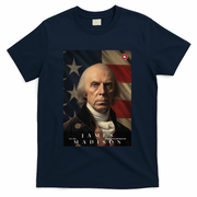 James Madison 4th President Of The United States Portrait T-Shirt