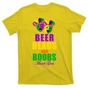 Beer Beads and Boobs Mardi Gras New Orleans T-Shirt