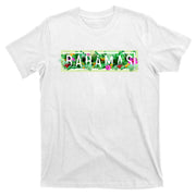 Bahamas Framed Floral Design T-Shirt
