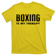 Boxing Is My Therapy Boxer Gift T-Shirt