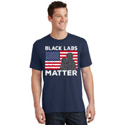 Black Labs Matter Parody Labrador Dog 4th Of July T-Shirt