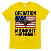 B-2 Stealth Jet Operation Midnight Hammer American Flag T-Shirt