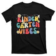 Back To School Kindergarten Vibes Retro Teacher T-Shirt