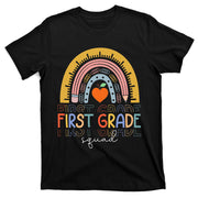Back To School Rainbow First Grade Squad Teachers Student T-Shirt