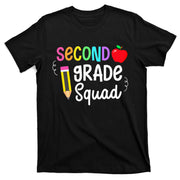 Back To School 2nd Grade Squad 2nd Graders Crew Team Funny T-Shirt