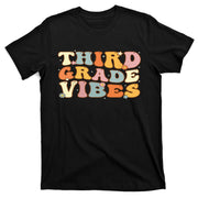 Back To School Third Grade Vibes Student Teacher T-Shirt
