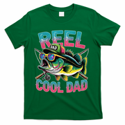 Reel Cool Dad Fishing Fisher Funny Fisherman Fathers Day T-Shirt
