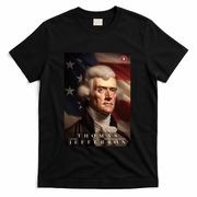 Thomas Jefferson 3rd President Of The United States Portrait T-Shirt
