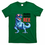 Grandpasaurus T Rex Dinosaur Grandpa Saurus FatherS Family T-Shirt