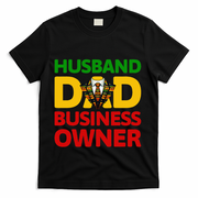 Husband Dad Small Business Owner African American Ceo T-Shirt