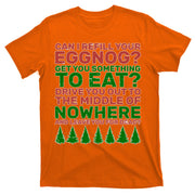 Can I Refill Your Eggnog Funny Christmas T-Shirt
