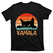 Childless Cat Ladies For Kamala Retro 2024 T-Shirt