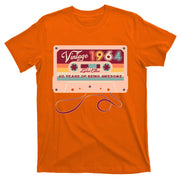 Cute Cassette Tape Limited Edition Vintage 1964 60 Years Of Being Awesome T-Shirt