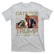 Cats For Trump 2024 Funny Vote Donald Trump T-Shirt