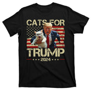 Cats For Trump 2024 Funny Vote Donald Trump T-Shirt