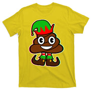 Christmas Elf Poop Emoji T-Shirt