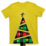 Christmas Multi Plaid Tree T-Shirt
