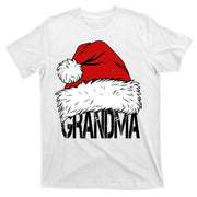 Christmas Santa Hat Grandma T-Shirt