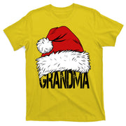 Christmas Santa Hat Grandma T-Shirt
