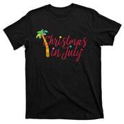 Christmas In July Palm Tree T-Shirt