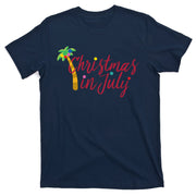 Christmas In July Palm Tree T-Shirt