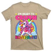 Crush Kindergarten Dabbing Unicorn Back To School Gift T-Shirt