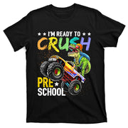 Crush Preschool Dinosaur Monster Truck Back To School Boy T-Shirt