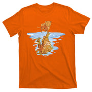 Cat Reflecting Tiger T-Shirt