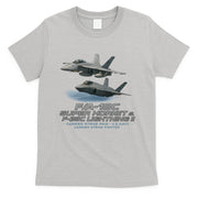 Carrier Strike Pair – F/A-18F & F-35C T-Shirt