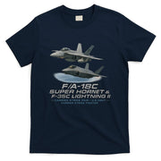 Carrier Strike Pair – F/A-18F & F-35C T-Shirt