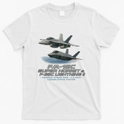 Carrier Strike Pair – F/A-18F & F-35C T-Shirt
