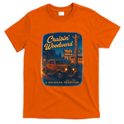 Crusin' Woodwaard A Michigan Tradition Totem Pole Teds T-Shirt