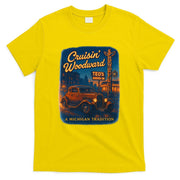 Crusin' Woodwaard A Michigan Tradition Totem Pole Teds T-Shirt