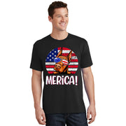 Doberman 4th Of July American Flag Dog Lovers USA T-Shirt