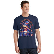 Dinosaur 4th Of July Amerisaurus T Rex T-Shirt