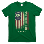 Usa American Flag - Wrestling Dad Cute Gift T-Shirt