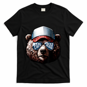 Papa Bear Face Fathers Day Daddy Bear T-Shirt