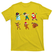 Dabbing Christmas Characters T-Shirt