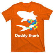 Daddy Shark Puzzles Autism Awareness T-Shirt