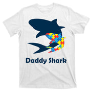Daddy Shark Puzzles Autism Awareness T-Shirt