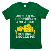 Electrician Lineman Dad Joke For Electrical Engineer Father T-Shirt