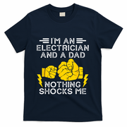 Electrician Lineman Dad Joke For Electrical Engineer Father T-Shirt