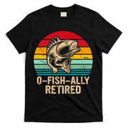 Ofishally Retired Retirement Fishing T-Shirt
