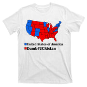Democratic United States of America Vs. Dumfuckistan Resistance Resist Anti Trump T-Shirt