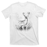 Deer In Nature Realistic T-Shirt