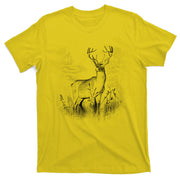 Deer In Nature Realistic T-Shirt
