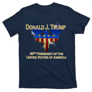 Donald J. Trump 45th President of the USA Eagle Splatter T-Shirt