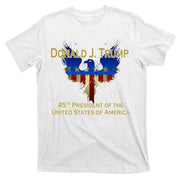 Donald J. Trump 45th President of the USA Eagle Splatter T-Shirt