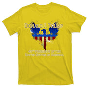 Donald J. Trump 45th President of the USA Eagle Splatter T-Shirt