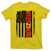 Donald Trump 2024 Distressed US Flag T-Shirt